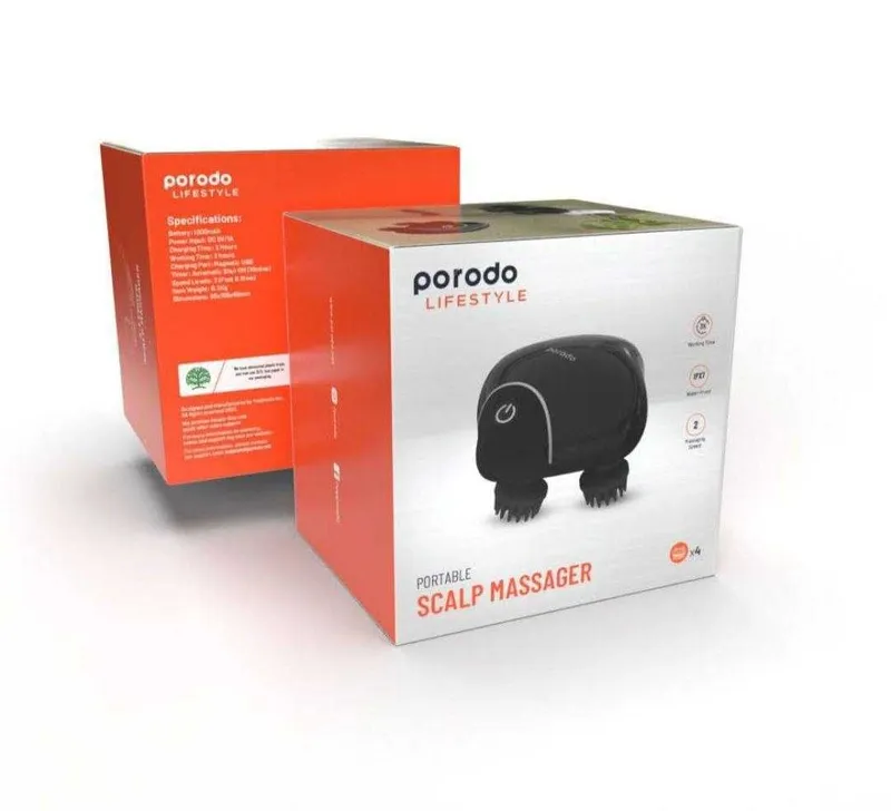 Массажер для кожи головы Porodo Lifestyle для здоровья. Массажер для кожи головы Porodo Lifestyle для здоровья.