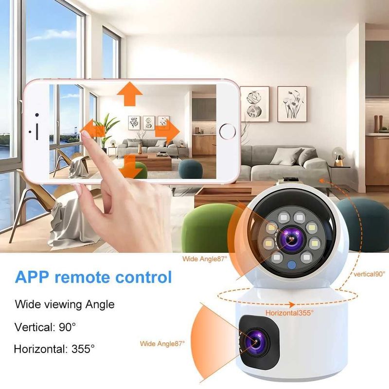 V380 PRO, Wi-FI orqali iishlaydi. ikki linzali online videokamera V380 PRO, Wi-FI orqali iishlaydi. ikki linzali online videokamera