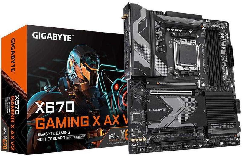 Материнская плата GIGABYTE X670 GAMING X AX Материнская плата GIGABYTE X670 GAMING X AX