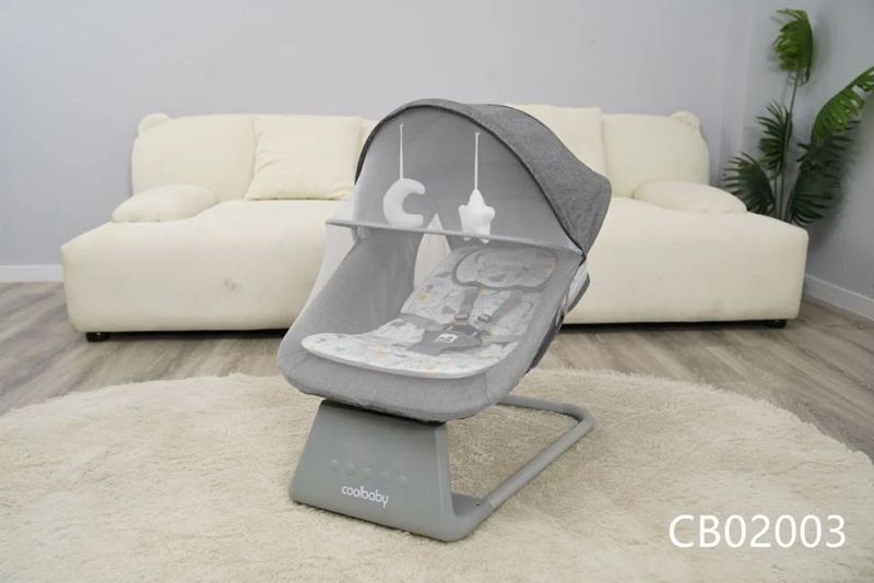 Детская люлька электронная Coolbaby, шезлонг, электрокачели Детская люлька электронная Coolbaby, шезлонг, электрокачели