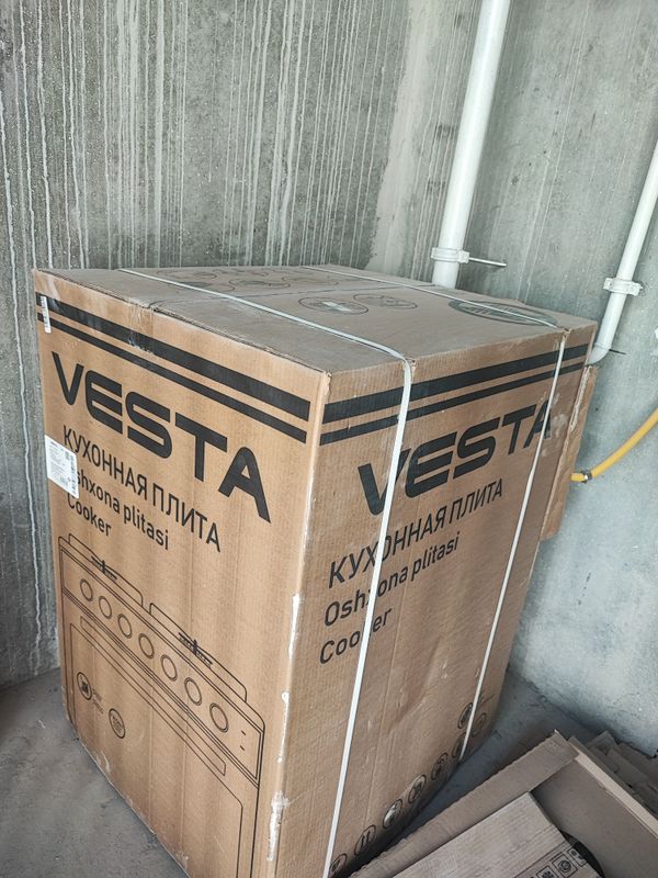 Кухонная плита белая vesta Кухонная плита белая vesta