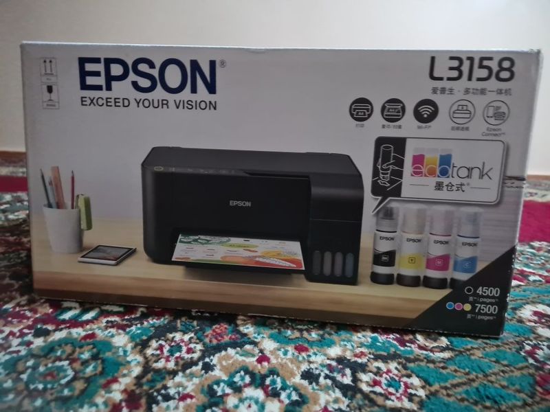 Жизнь в ярких красках! Струйный принтер Epson L3158. Б/у Жизнь в ярких красках! Струйный принтер Epson L3158. Б/у
