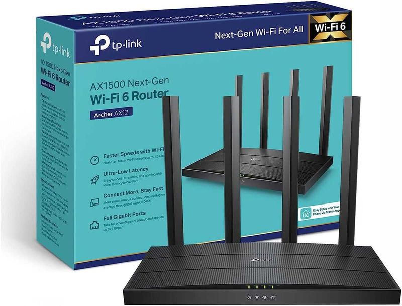 TP Link Archer AX12 WiFi6 скорость до 500-600 Mbps