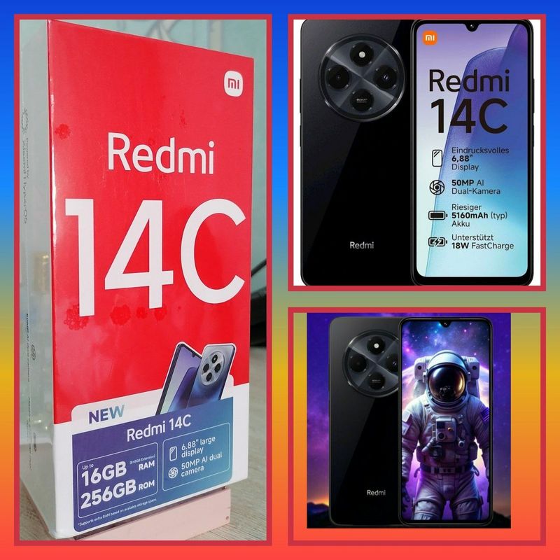 Redmi 14 c global 16/256 yengi upakovka