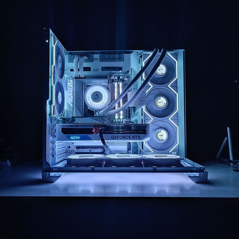 AMD Ryzen 9 9950X+ G.Skill Royal 64GB+ RTX 4070Ti OC+ X670E Aorus PROX AMD Ryzen 9 9950X+ G.Skill Royal 64GB+ RTX 4070Ti OC+ X670E Aorus PROX