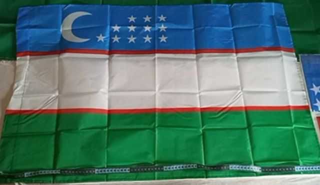 Oʻzbekiston bayrogʻi флаг Узбекистана с доставкой Flag of Uzbekistan