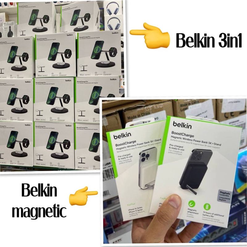 Зарядка безпроводной Belkin magsafe charger 3in1.Belkin magnetic