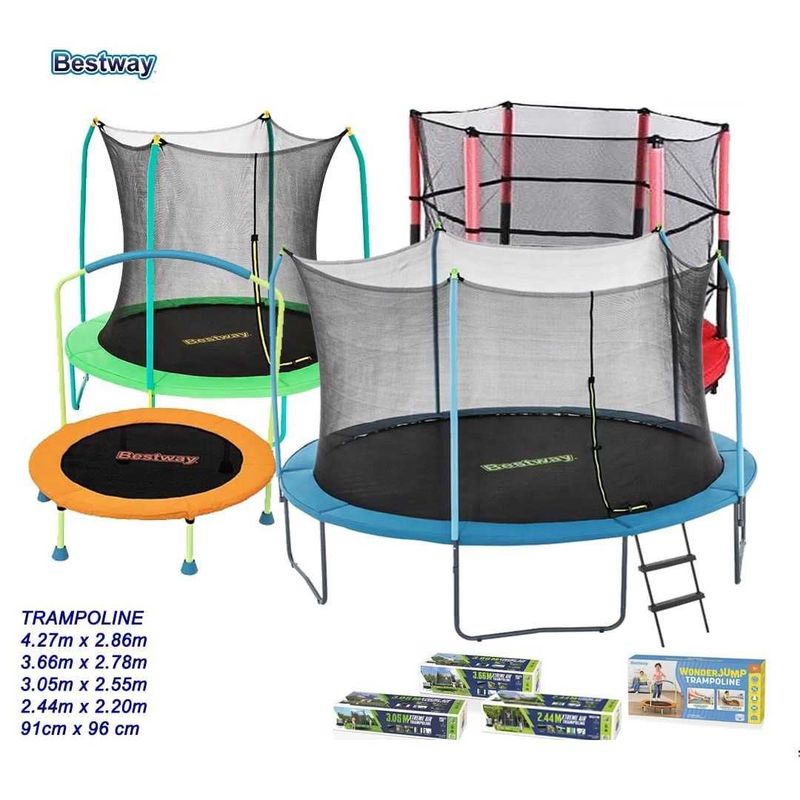 Батут Dubay Бренд Bestway Ширина-244, 305, 366, 427 см Есть доставка Батут Dubay Бренд Bestway Ширина-244, 305, 366, 427 см Есть доставка