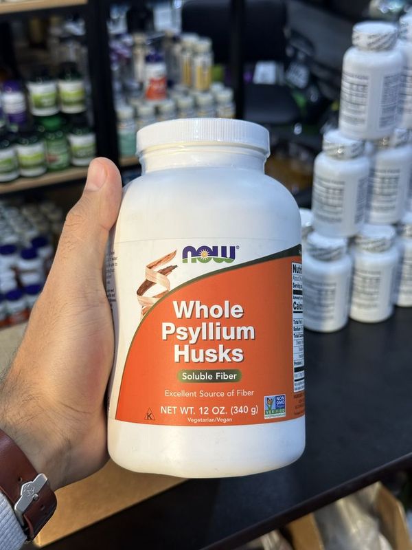 Now Whole Psyllium Husks 340 g