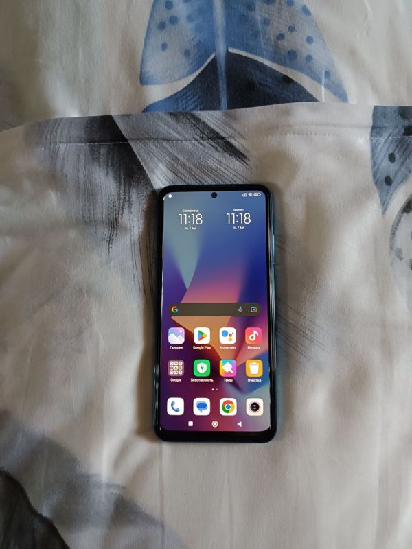 Смартфон Redmi note 10S Ocean blue 6/64 гб 8 ядерн.процессор