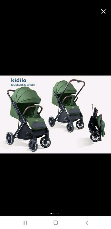 Прогулочная коляска Kidilo 6530 Green Прогулочная коляска Kidilo 6530 Green