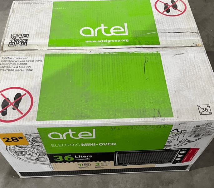Мини печь Artel MD3618E Черный/Красный Мини печь Artel MD3618E Черный/Красный