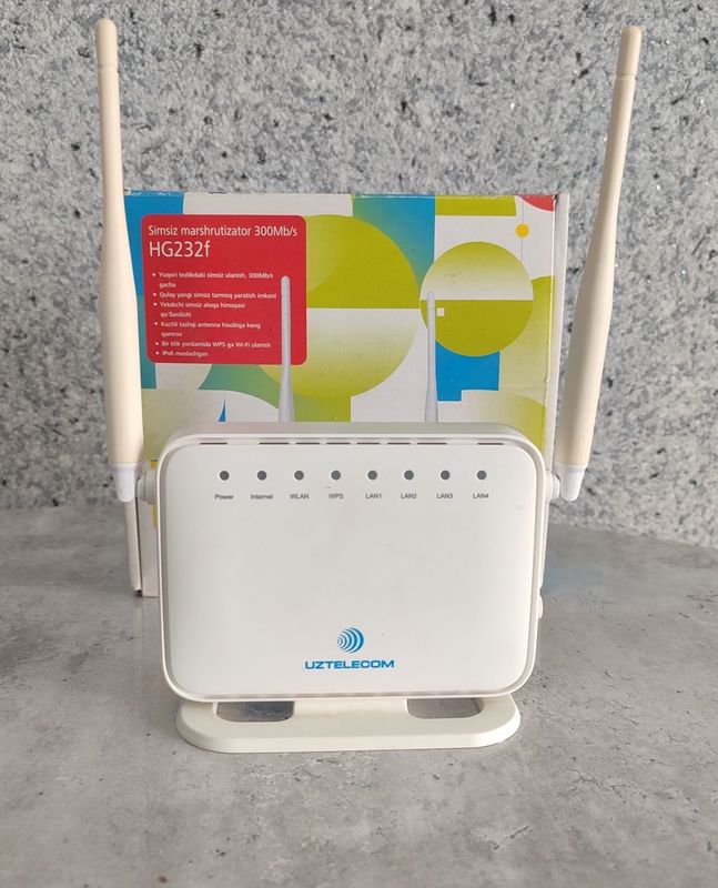 Продается Wi-Fi роутер Uztelecom Huawey HG232F Продается Wi-Fi роутер Uztelecom Huawey HG232F