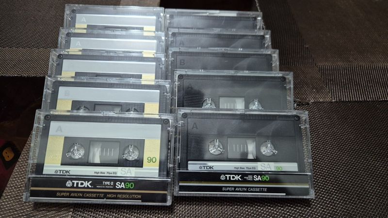 Кассеты TDK SA90 (Gold & Silver version)1987 г !! Кассеты TDK SA90 (Gold & Silver version)1987 г !!