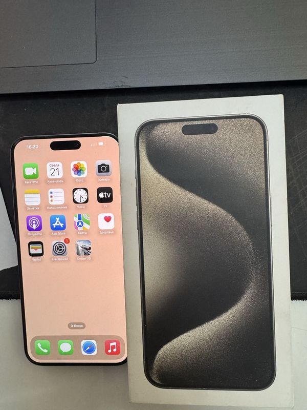 Iphone 15 pro max 256 gb simkartali