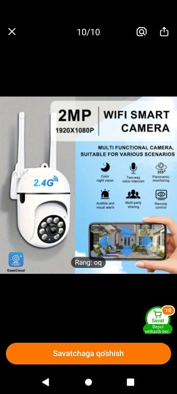 Wf smart kamera 2mp