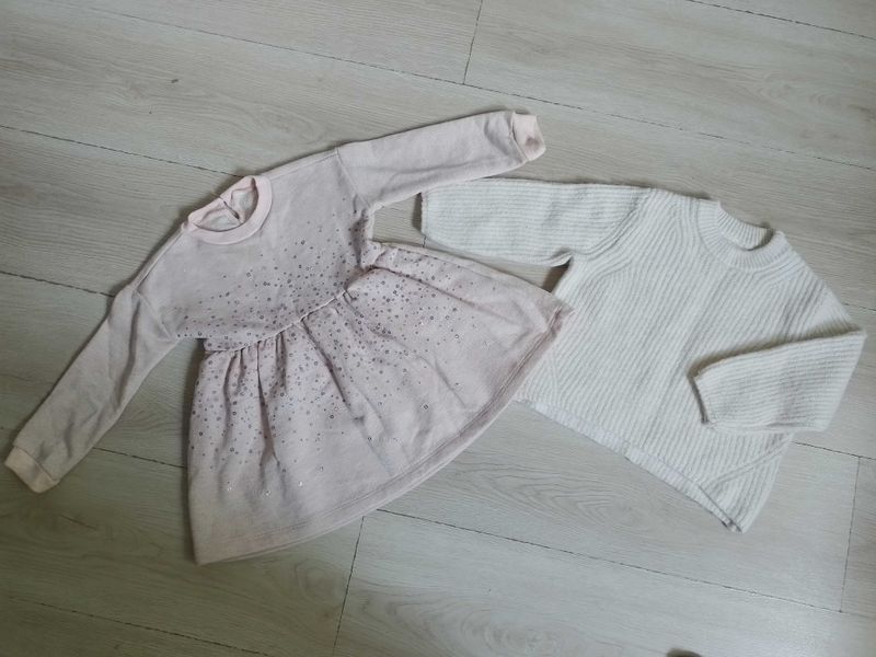 Платье koton, кофта zara на 2-3 года Платье koton, кофта zara на 2-3 года