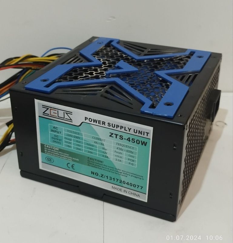 Блок питания Zeus 450w Блок питания Zeus 450w