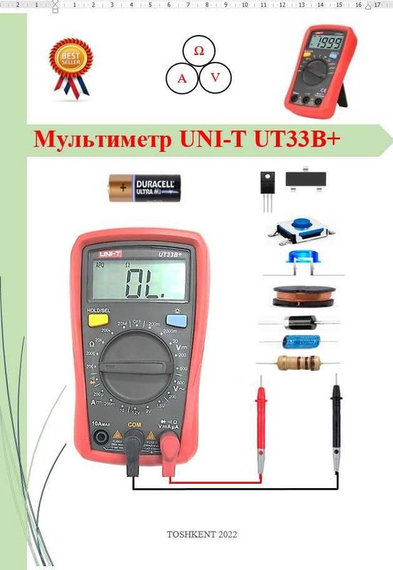 Mul’timetr UNI-T UT33B+ Mul’timetr UNI-T UT33B+